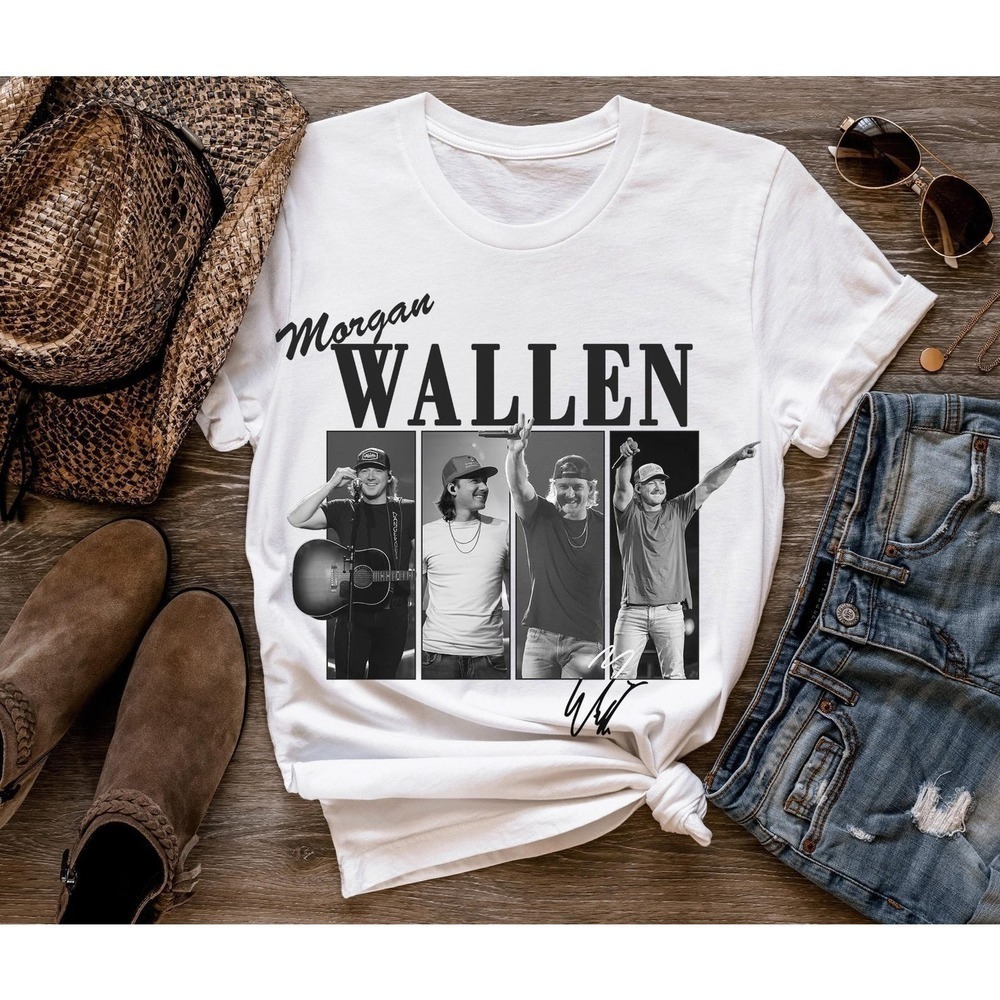 Morgan Wallen Country Music Concert Tour Western Style Unisex T-Shirt